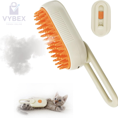 Cepillo A Vapor Para Mascotas 3 en 1